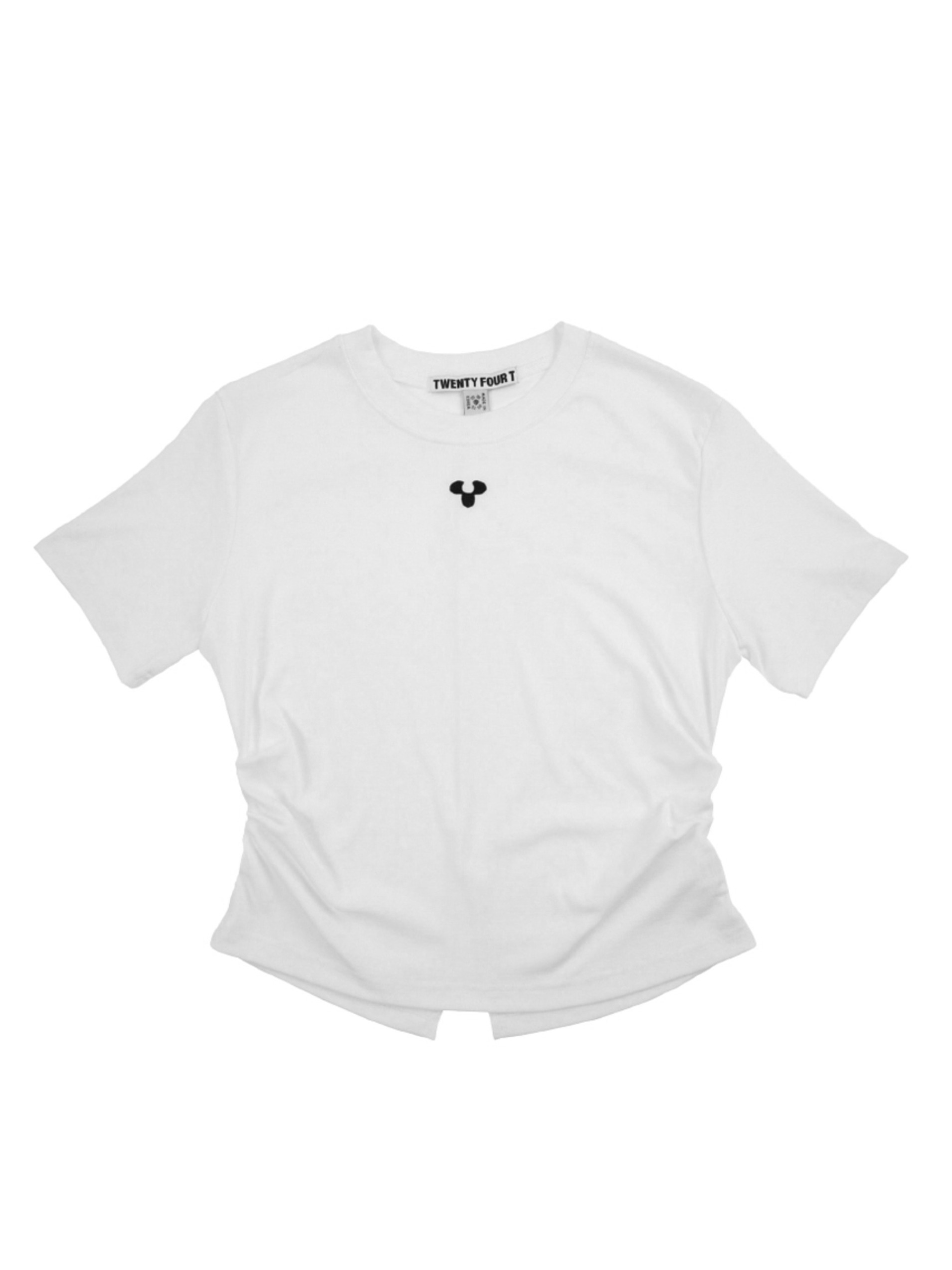 [2차 리오더] [로켓펀치 쥬리 착용] Logo Pintuck T shirt White