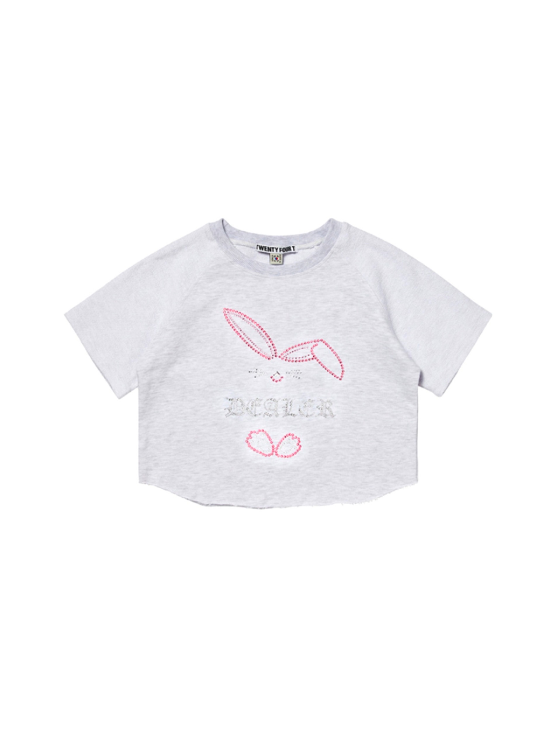 Bunny Dealer Hotfix Crop T-shirt
