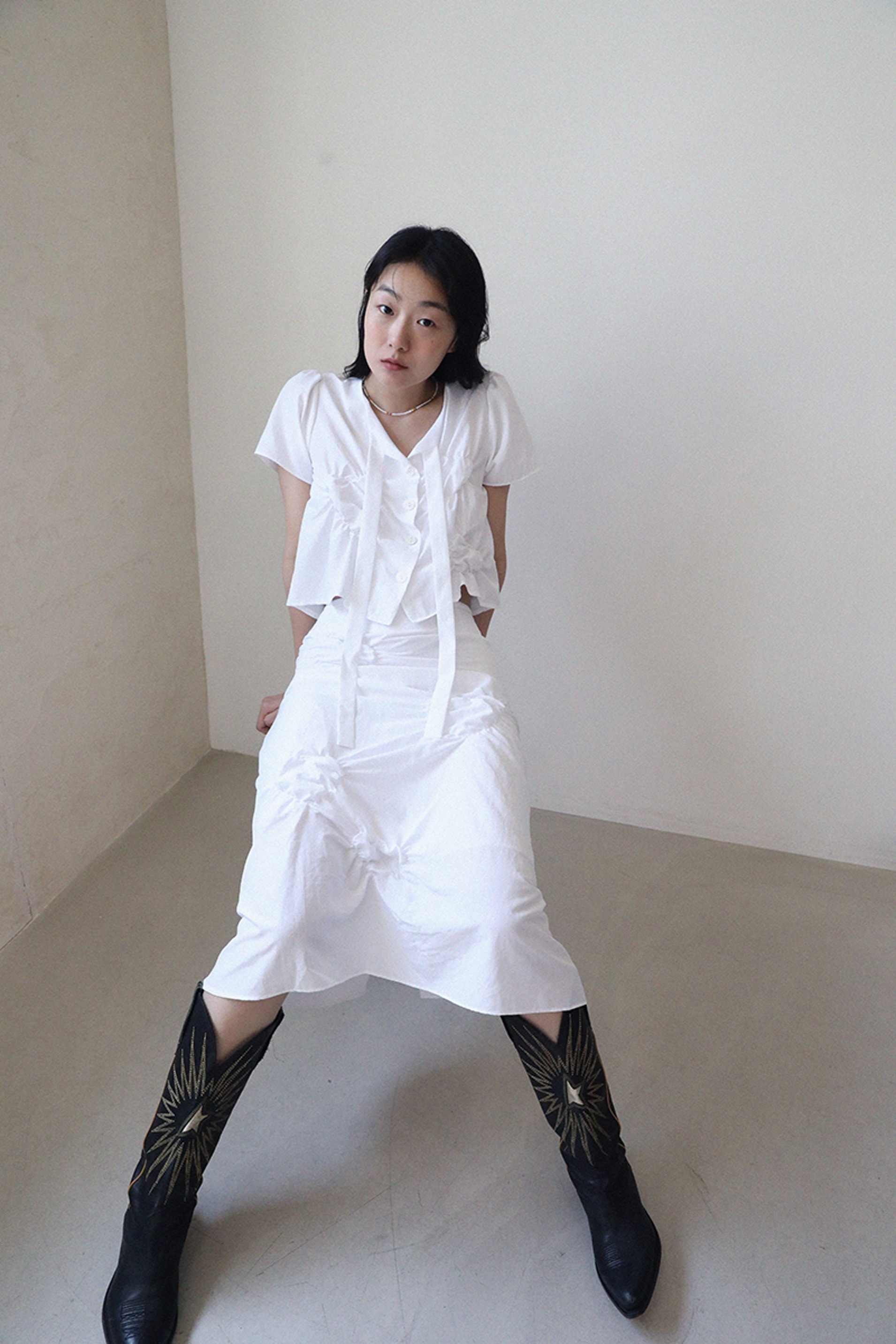 For Sunshine Moments Blouse_White (3차 리오더)