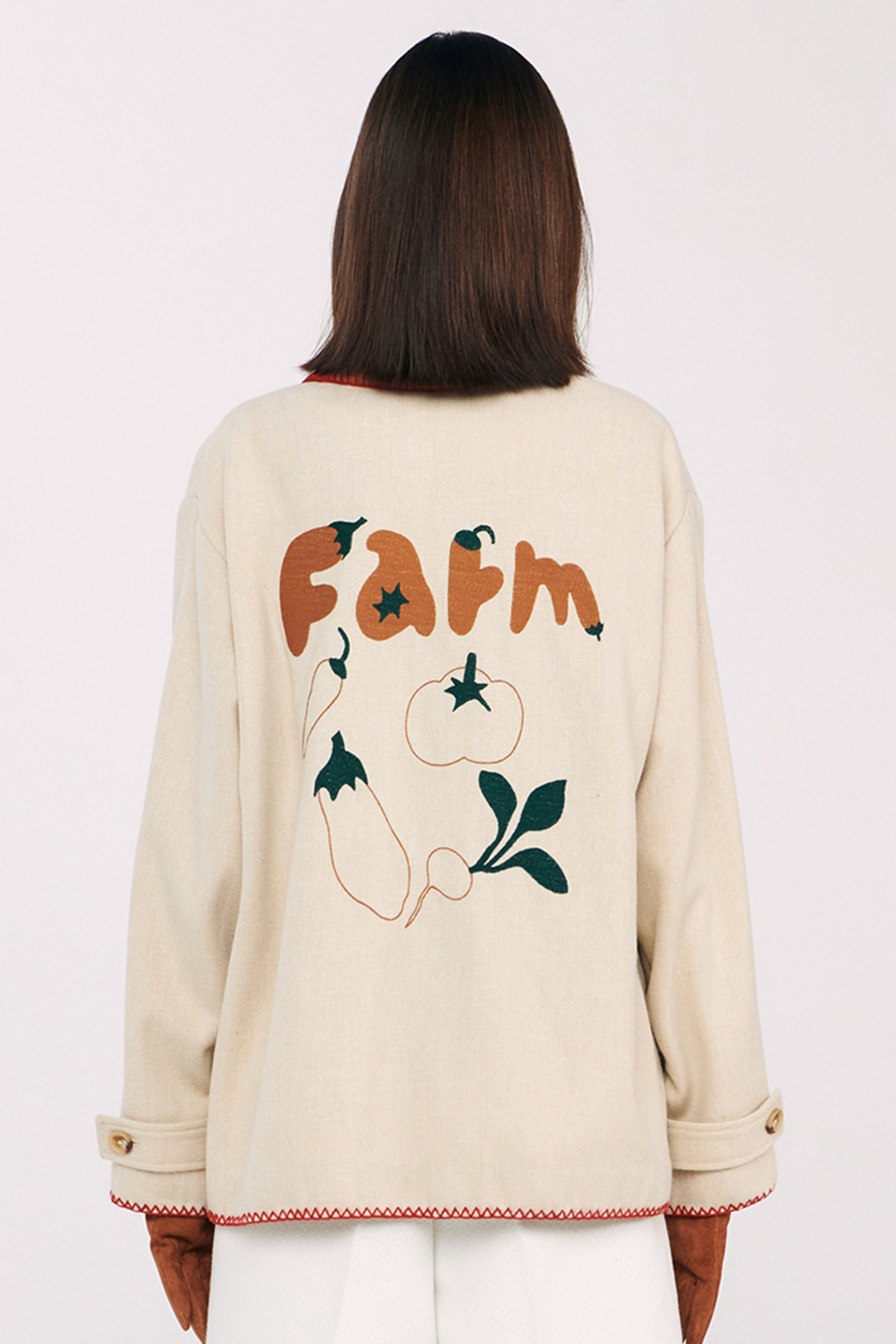 [10월 11일 순차발송] Mom&#039;s Farm Wool Jacket