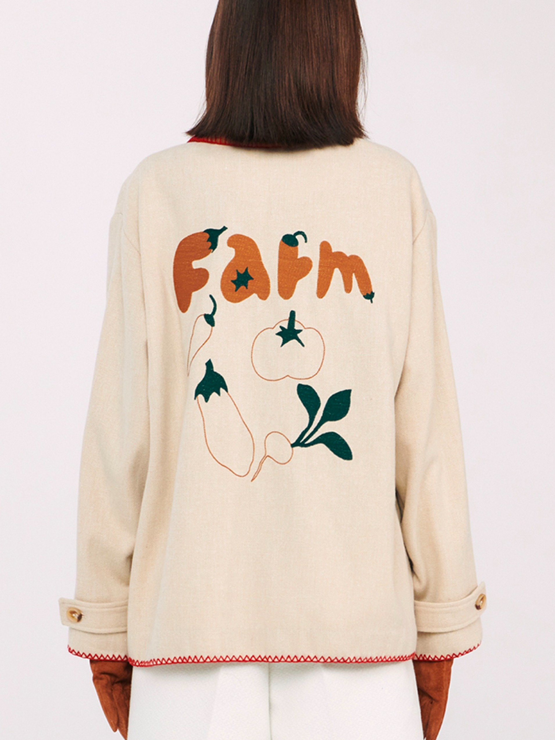 [2차 리오더] [NCT NEW TEAM 료 착용] Mom&#039;s Farm Wool Jacket